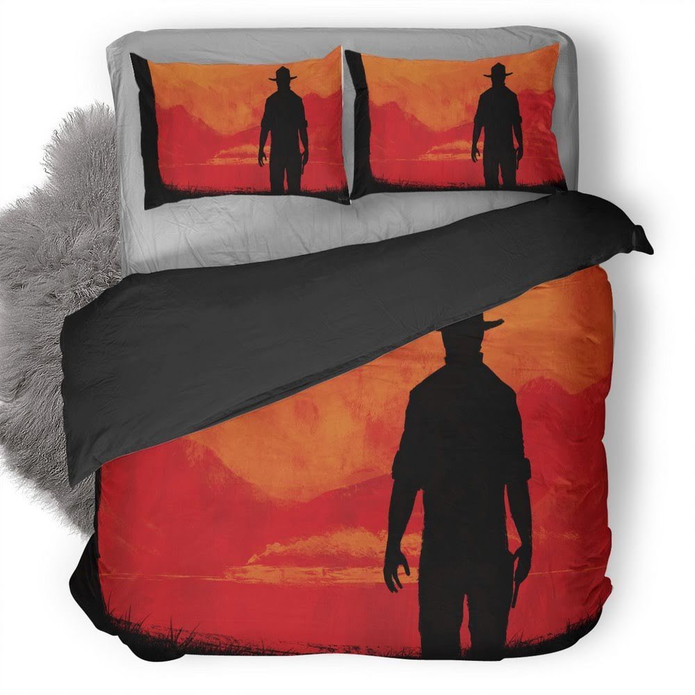 Red Dead Redemption 30 3D Customized Duvet Cover Bedding Set