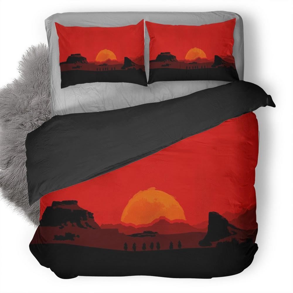 Red Dead Redemption 38 3D Customized Duvet Cover Bedding Set