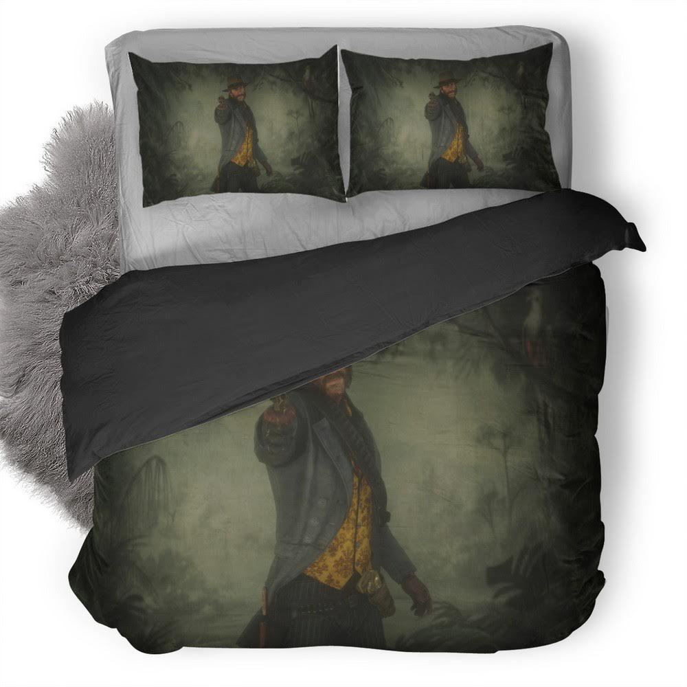 Red Dead Redemption 3D Customized Duvet Cover Bedding Set