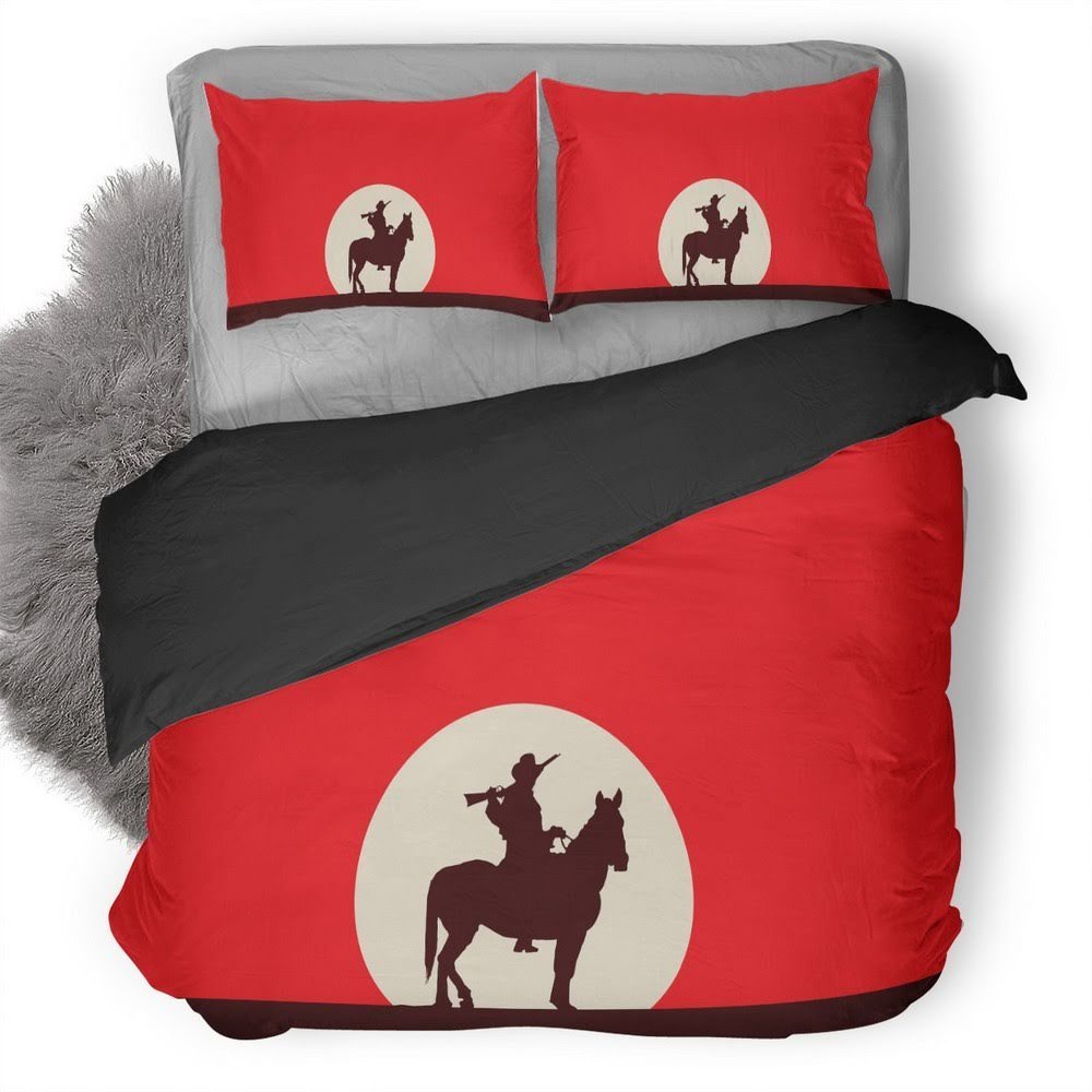 Red Dead Redemption 3D Customized Duvet Cover Bedding Set