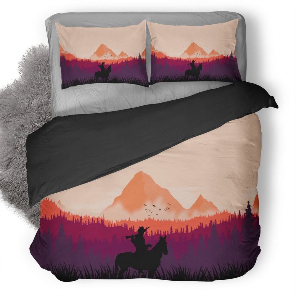 Red Dead Redemption 3D Customized Duvet Cover Bedding Set