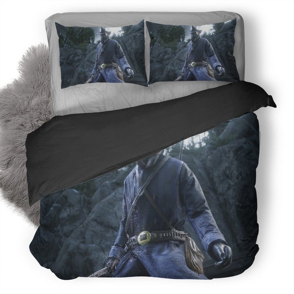 Red Dead Redemption 50 3D Customized Duvet Cover Bedding Set