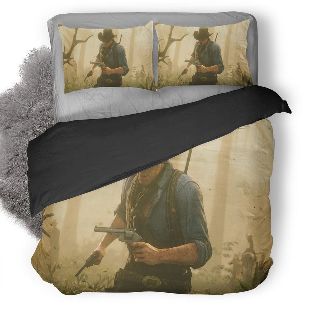 Red Dead Redemption 52 3D Customized Duvet Cover Bedding Set