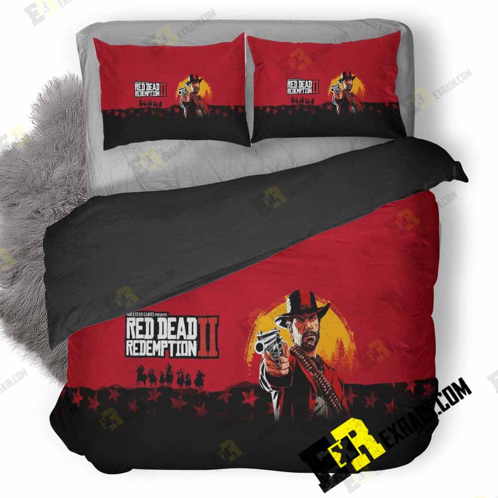 Red Dead Redemption 62 3D Customized Duvet Cover Bedding Set
