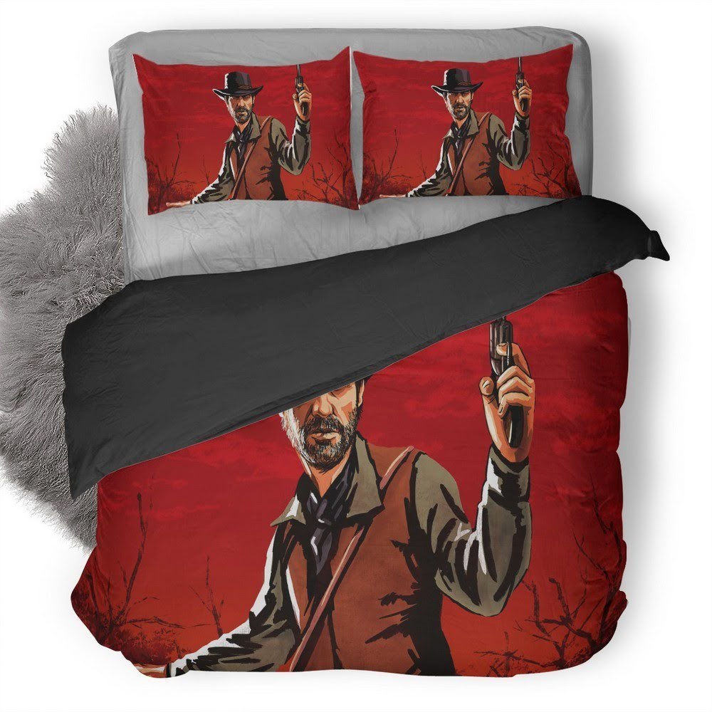 Red Dead Redemption Arthur Morgan 3D Customized Duvet Cover Bedding Set