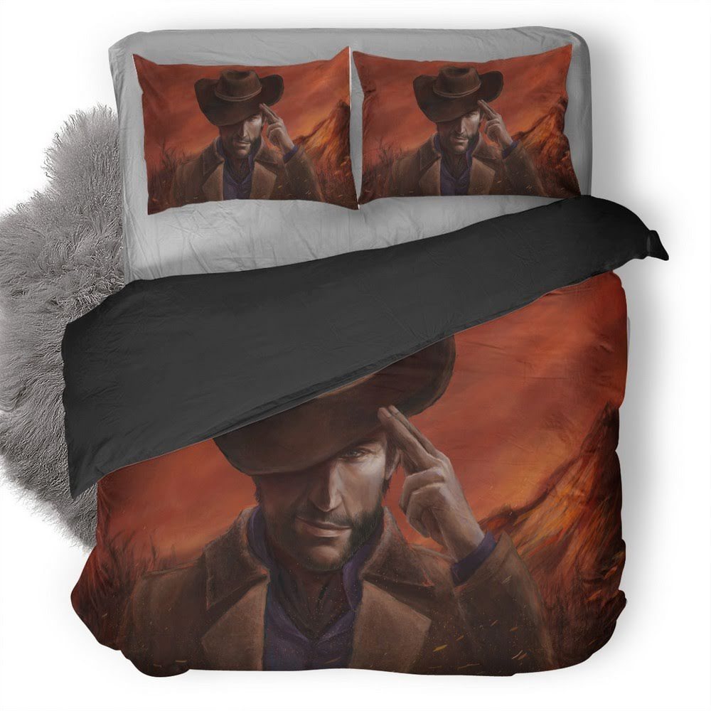 Red Dead Redemption Arthur Morgan 3D Customized Duvet Cover Bedding Set