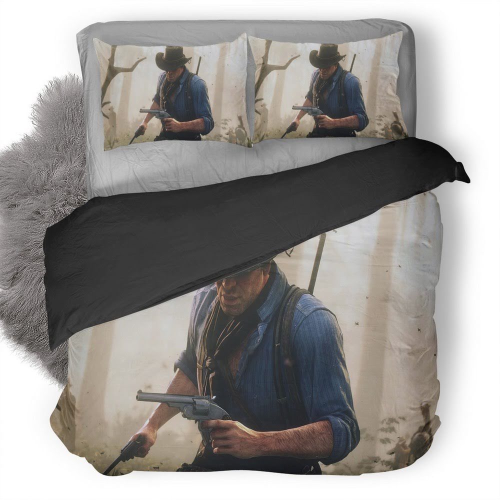 Red Dead Redemption Arthur Morgan 3D Customized Duvet Cover Bedding Set