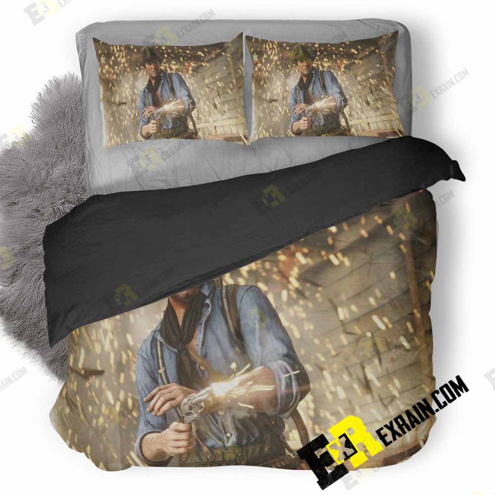 Red Dead Redemption Arthur Morgan El 3D Customized Duvet Cover Bedding Set