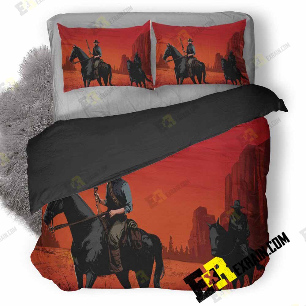 Red Dead Redemption Cover A1 3D Customized Duvet Cover Bedding Set