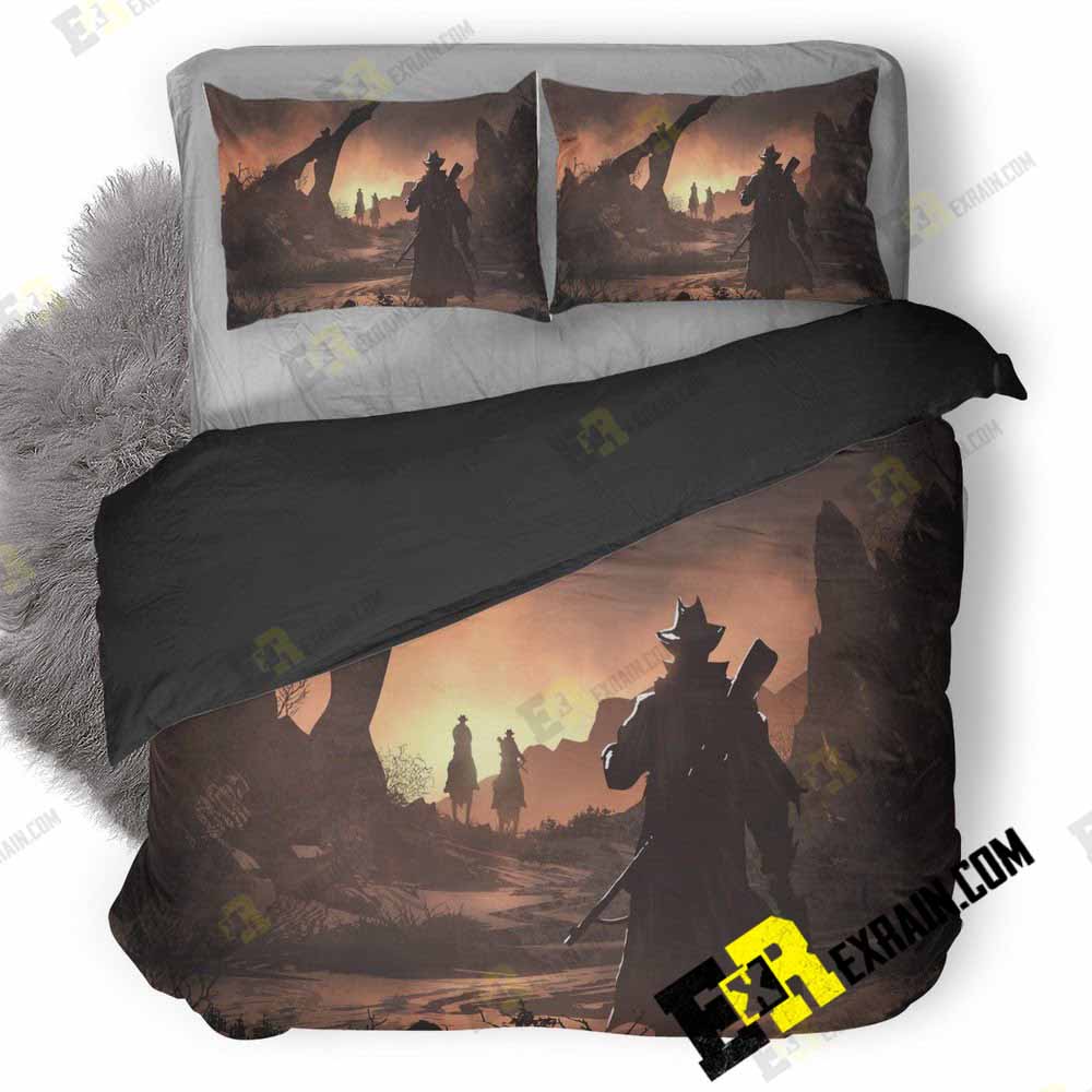 Red Dead Redemption Fan Art B6 3D Customized Duvet Cover Bedding Set