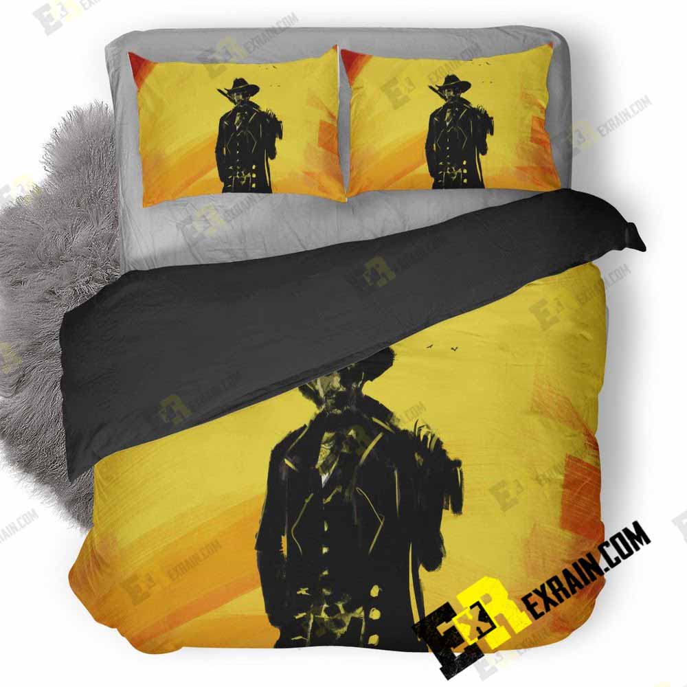 Red Dead Redemption Fan Artwork Al 3D Customized Duvet Cover Bedding Set