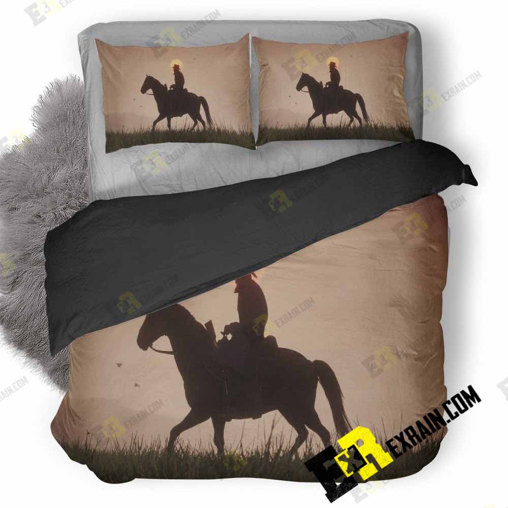 Red Dead Redemption Ol 3D Customized Duvet Cover Bedding Set