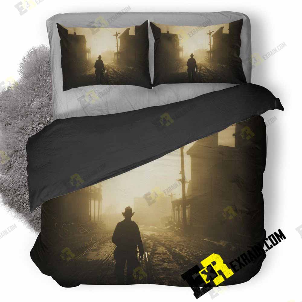 Red Dead Redemption Rockstar Games Yu 3D Customized Duvet Cover Bedding Set