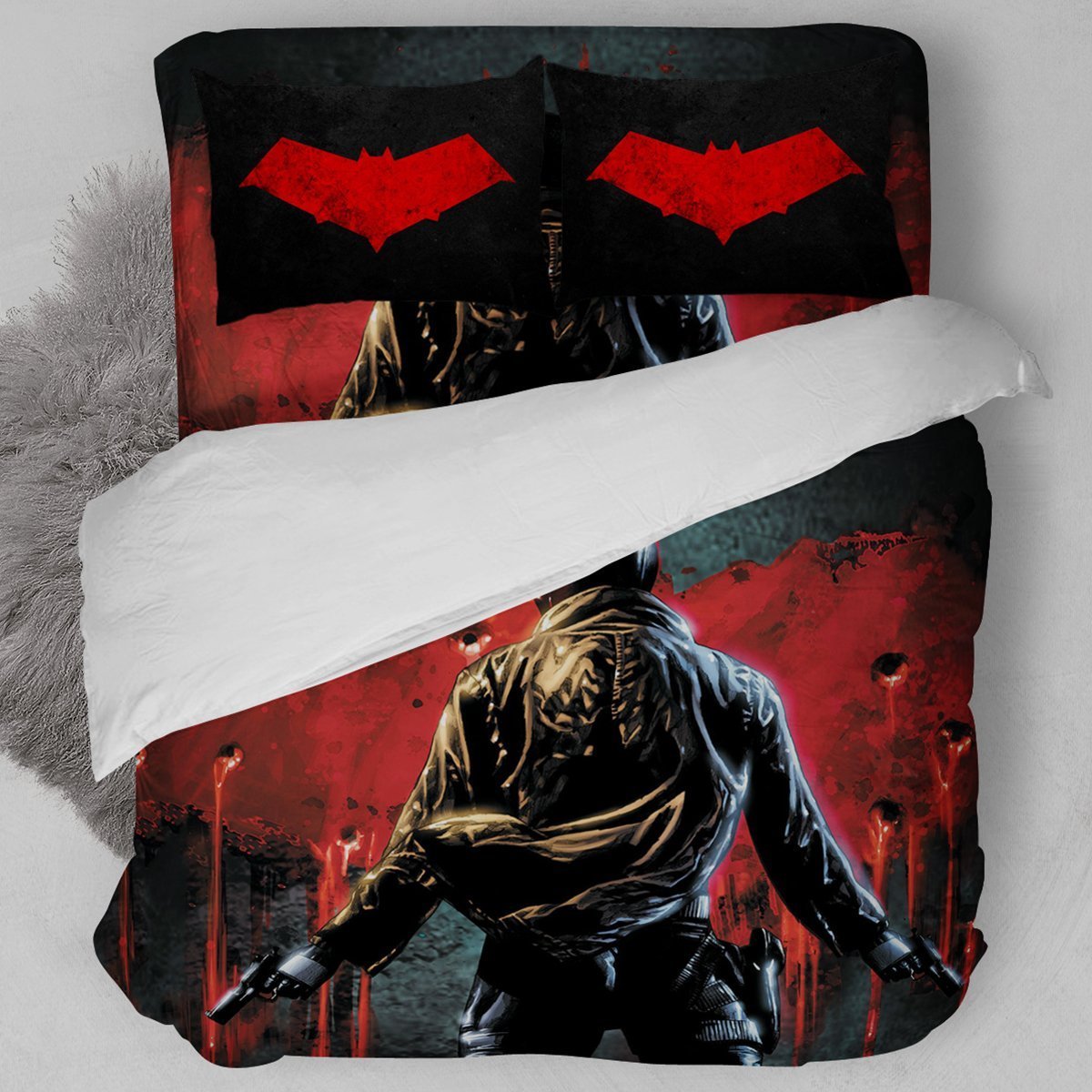 Red Hood Duvet Cover Bedding Set