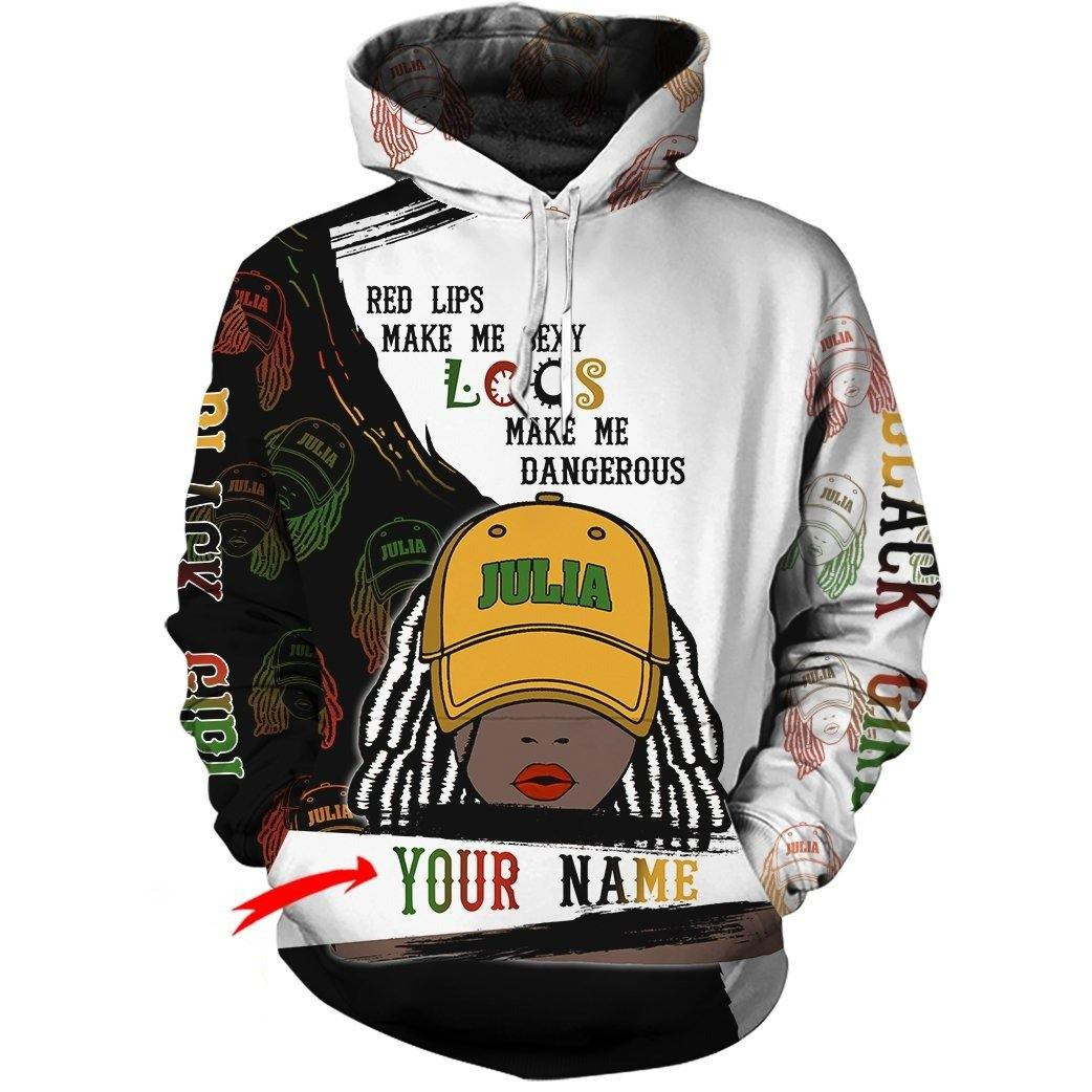 Red Lips Make Me Sexy All-Over Print Hoodie