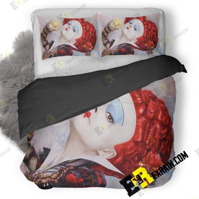 Red Queen Alice Through The Looking Glass 3D Customized Duvet Cover Bedding Set