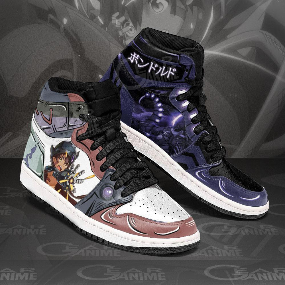 Reg and Bondrewd JD1s Sneakers Anime Made in Abyss Shoes, Air Jordan Hightop