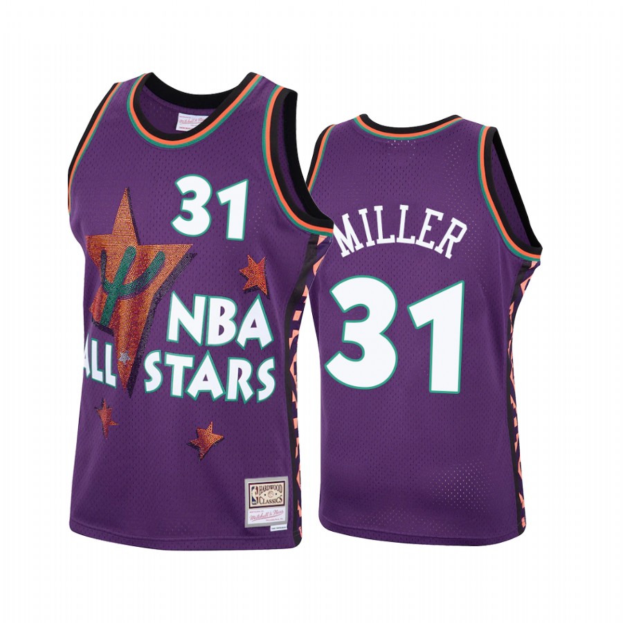 Reggie Miller #31 1995 All-Stars Purple Eastern Conference Jersey