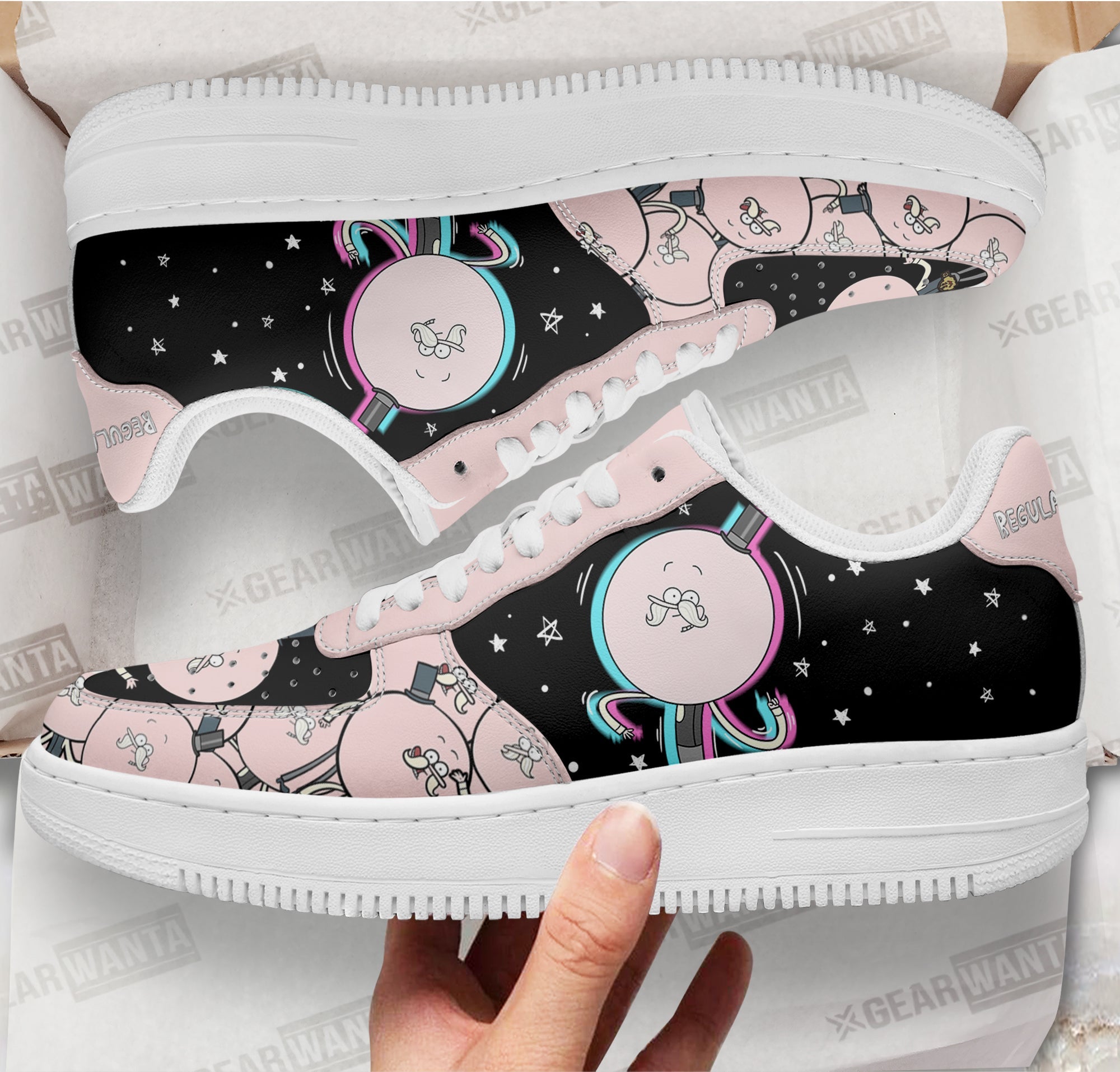 Regular Show Pops Maellard Air Sneakers Custom Shoes