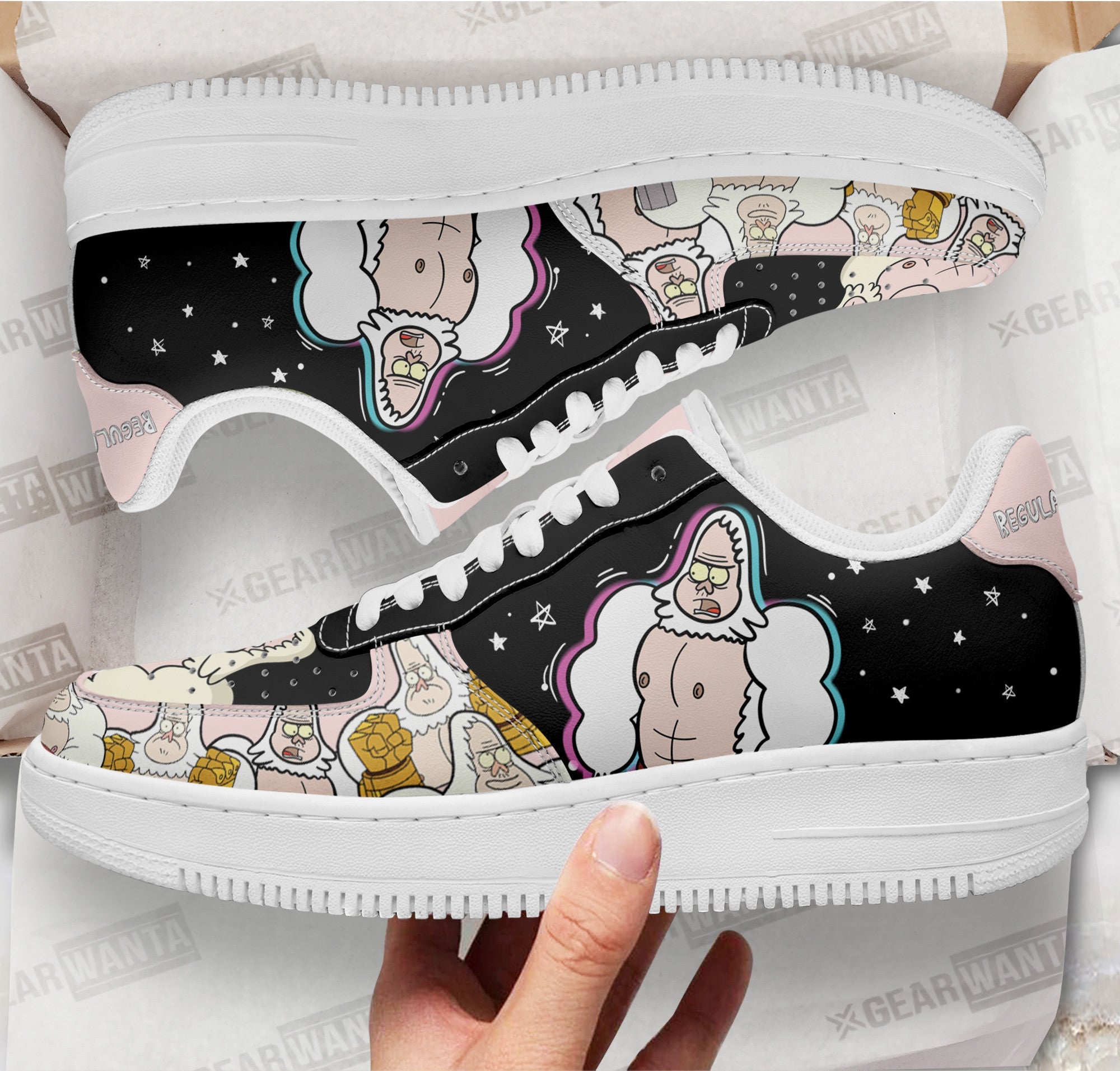 Regular Show Skips Air Sneakers Custom Shoes