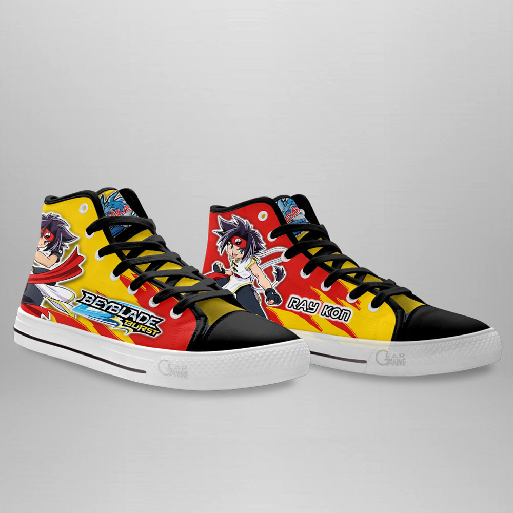 Rei Kon High Top Shoes Beyblade Anime Sneakers