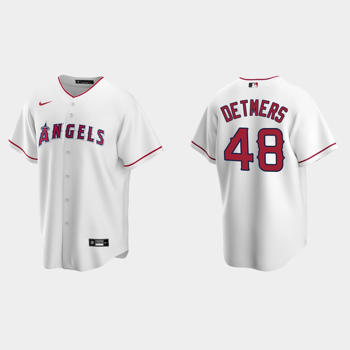 Reid Detmers Los Angeles Angels Home Jersey - White