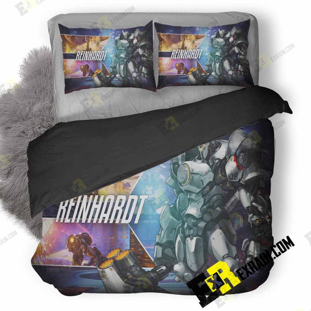 Reinhardt Overwatch 3D Customized Duvet Cover Bedding Set