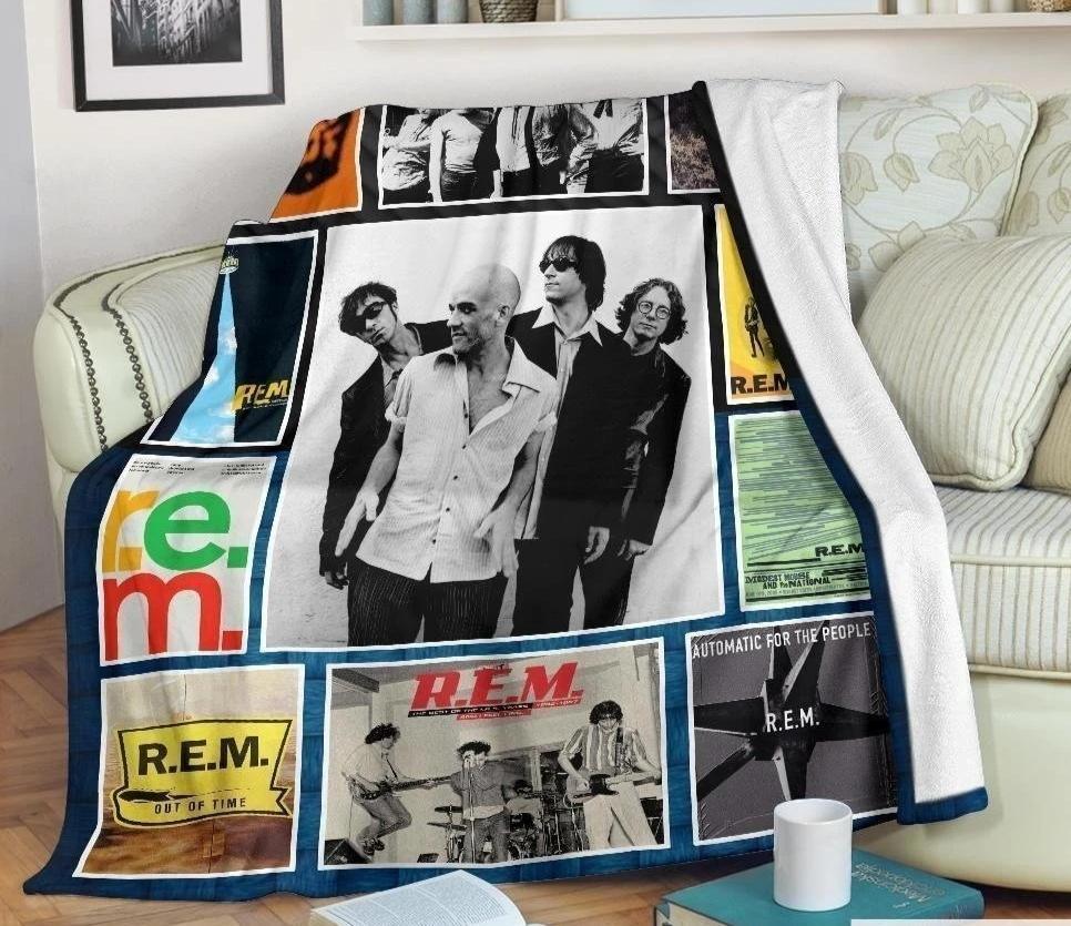 Rem Rock Sherpa Blanket Cozy Blanket Fleece Blanket