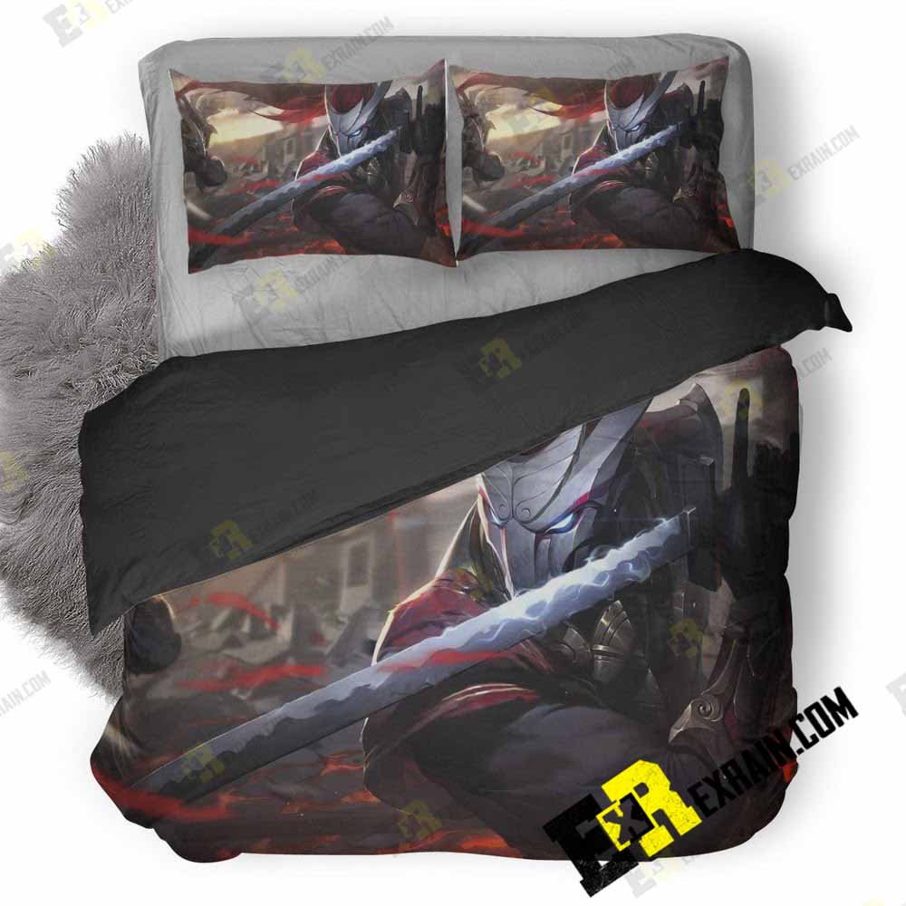 Rengar And Yasuo League Of Legends Nn 3D Customized Duvet Cover Bedding Set