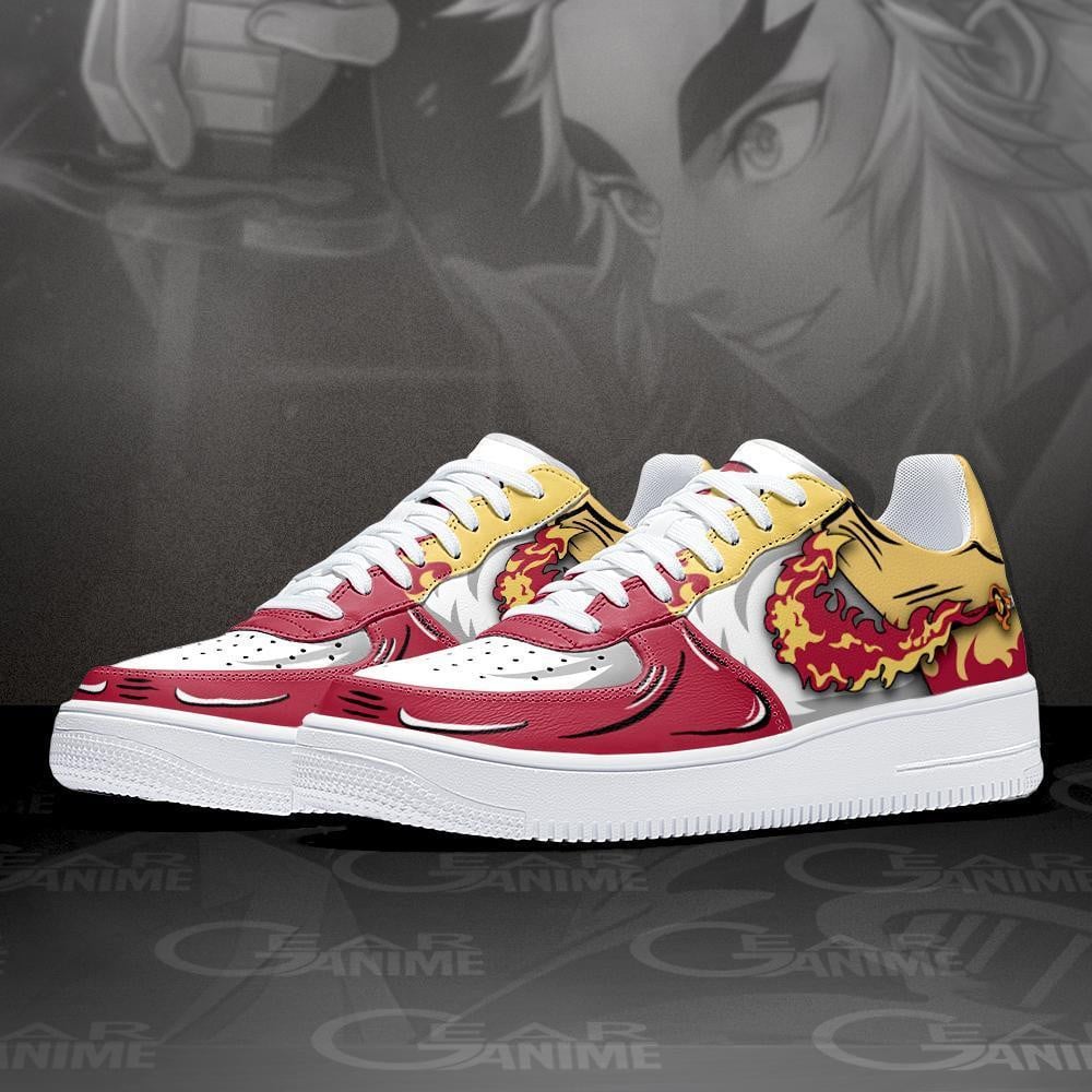 Rengoku Air Sneakers Sun Breathing Demon Slayer Anime Shoes