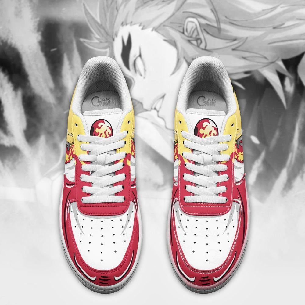 Rengoku Air Sneakers Sun Breathing Demon Slayer Anime Shoes