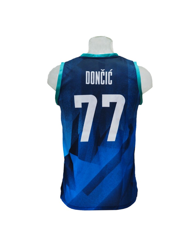 Adidas Luka Doncic Eslovenia Azul FIBA World Cup Basketball Jersey
