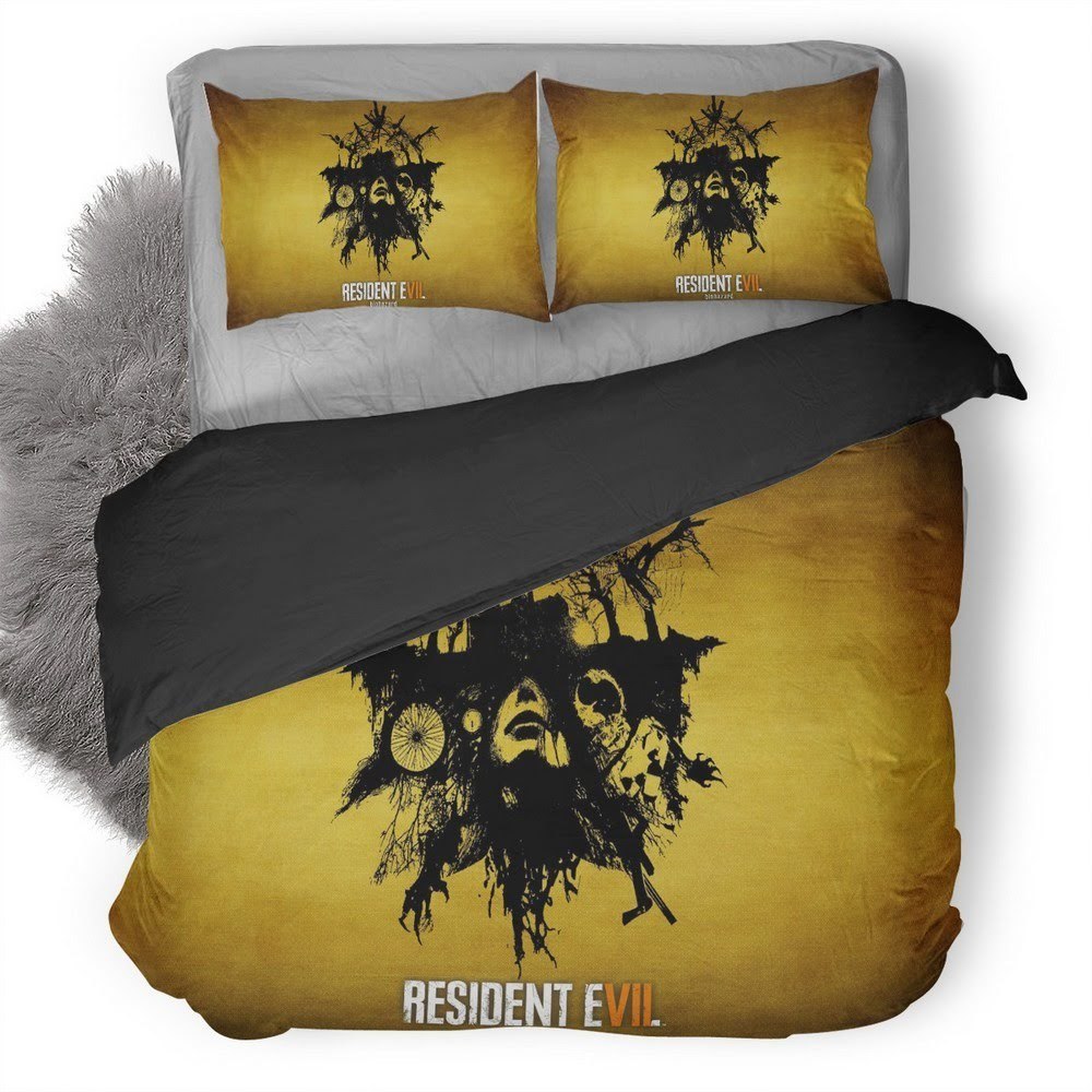 Resident Evil 12 3D Customized Duvet Cover Bedding Set