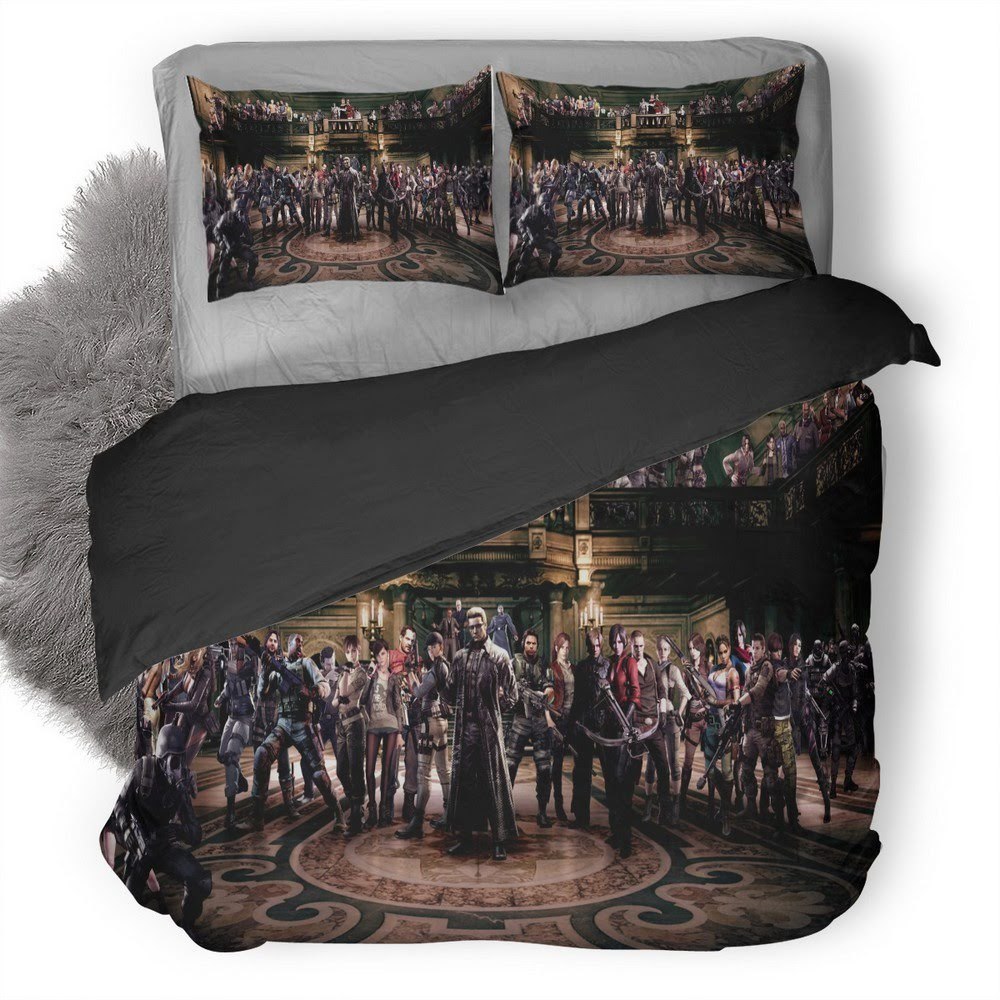 Resident Evil 13 3D Customized Duvet Cover Bedding Set