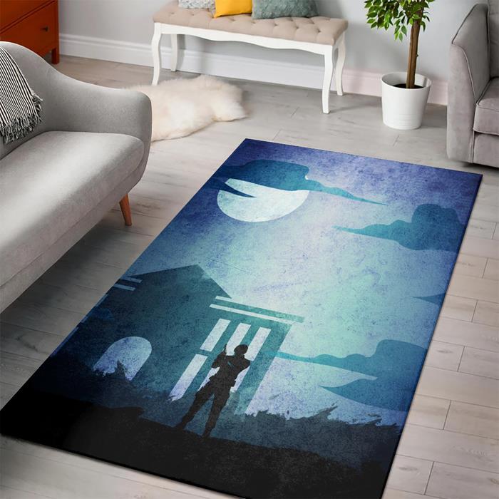 Resident Evil 2 Leon of Zelda Rectangle Rug – Custom Size And Printing