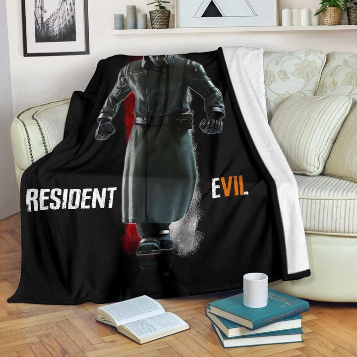 Resident Evil Game Fleece Evil Tyrant 3d Artwork Fleece Blanket