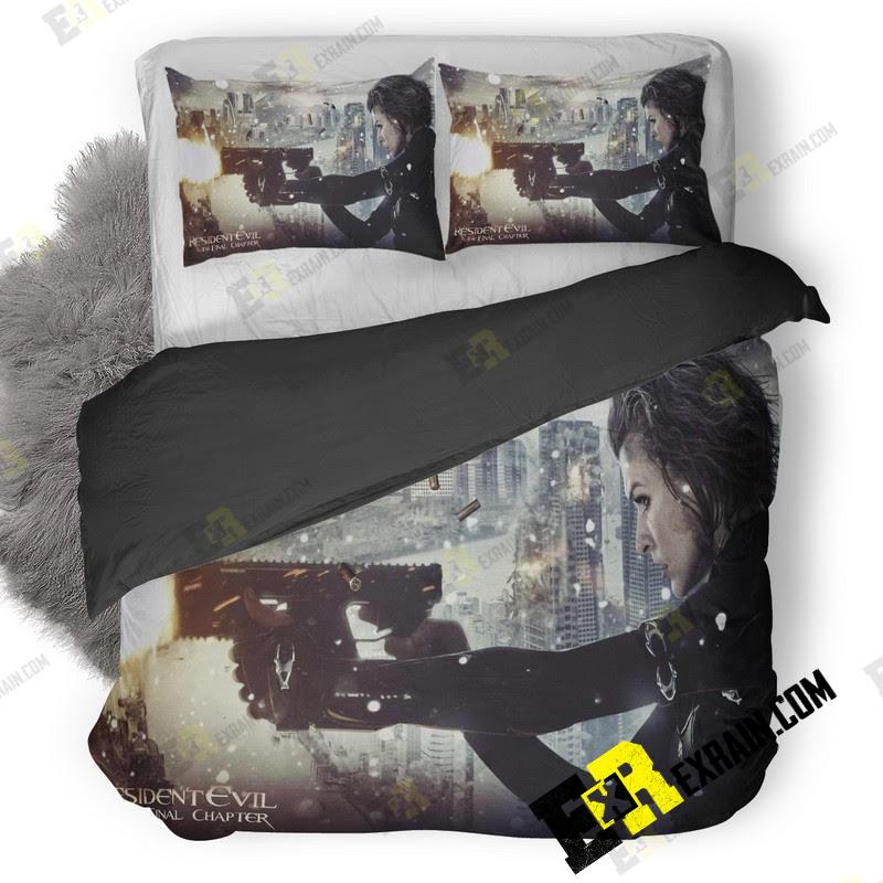 Resident Evil The Final Chapter Qu 3D Customized Duvet Cover Bedding Set