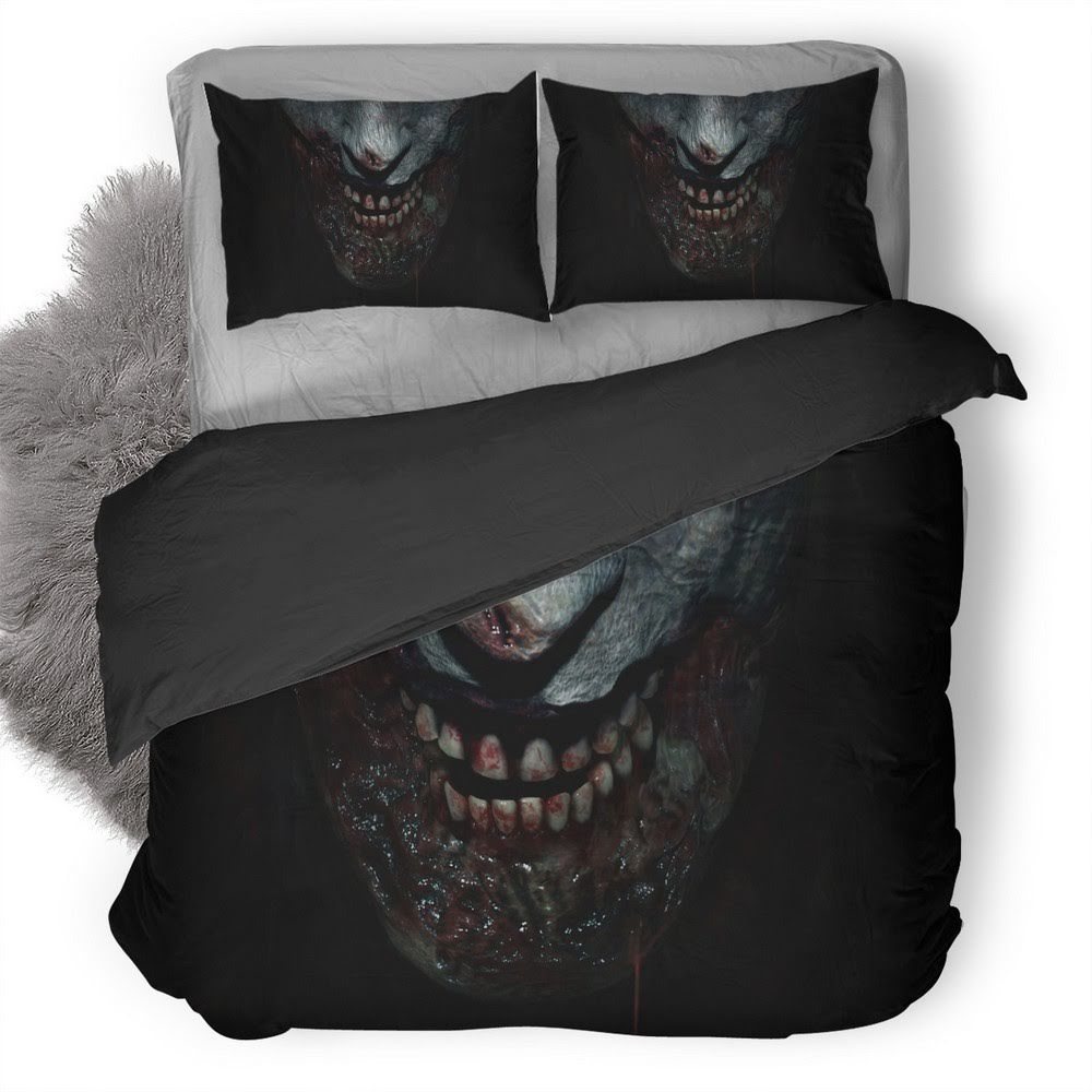 Resident Evil Zombie 3D Customized Duvet Cover Bedding Set