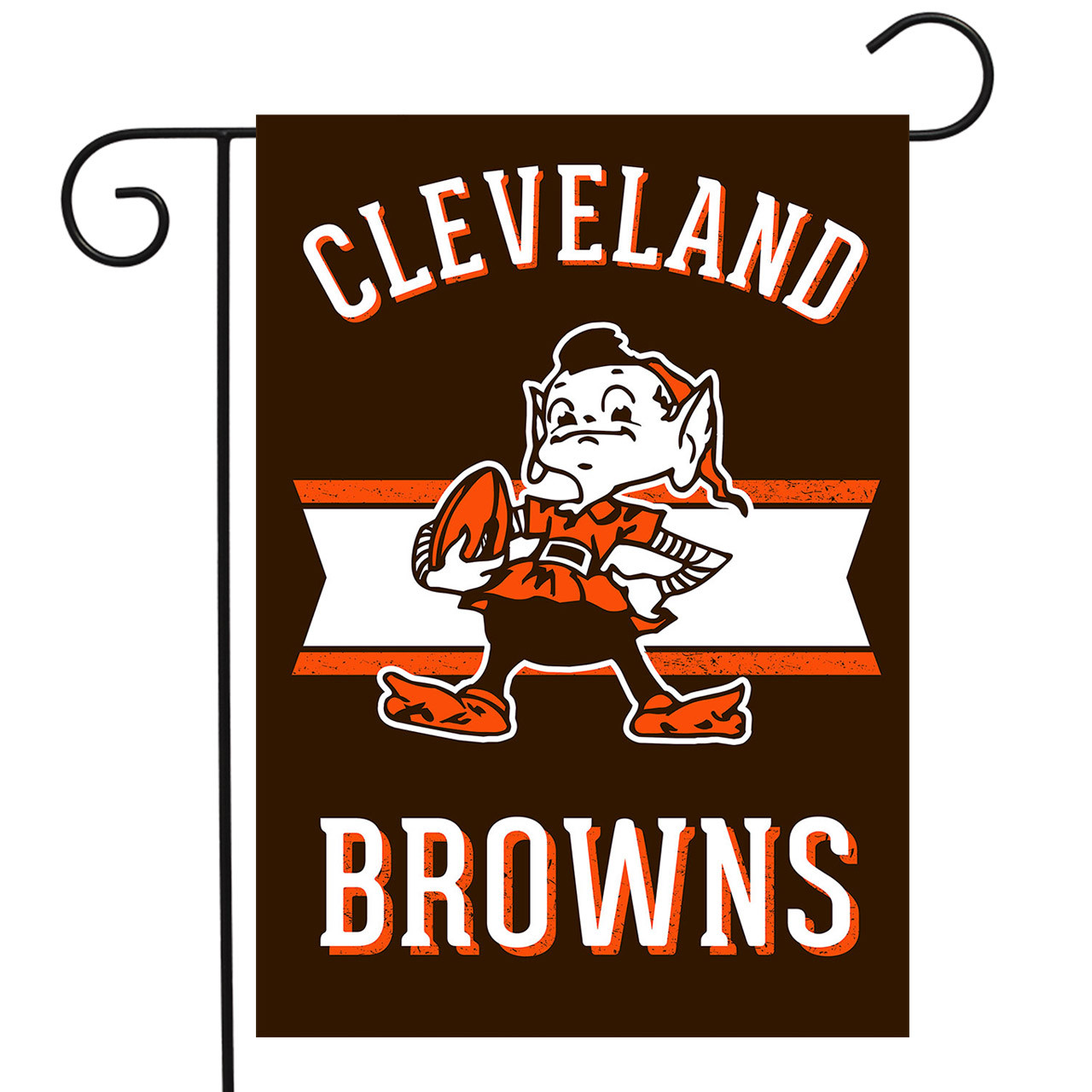 Retro Cleveland Browns NFL Garden Flag, House Flag