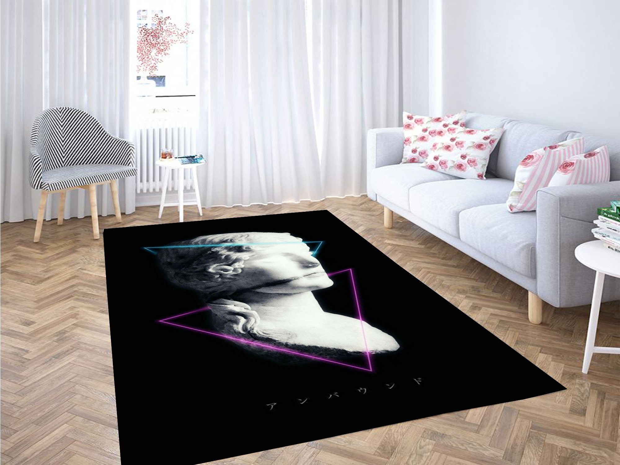 Retrowave 80s Vaporwave Carpet Rectangle Rug