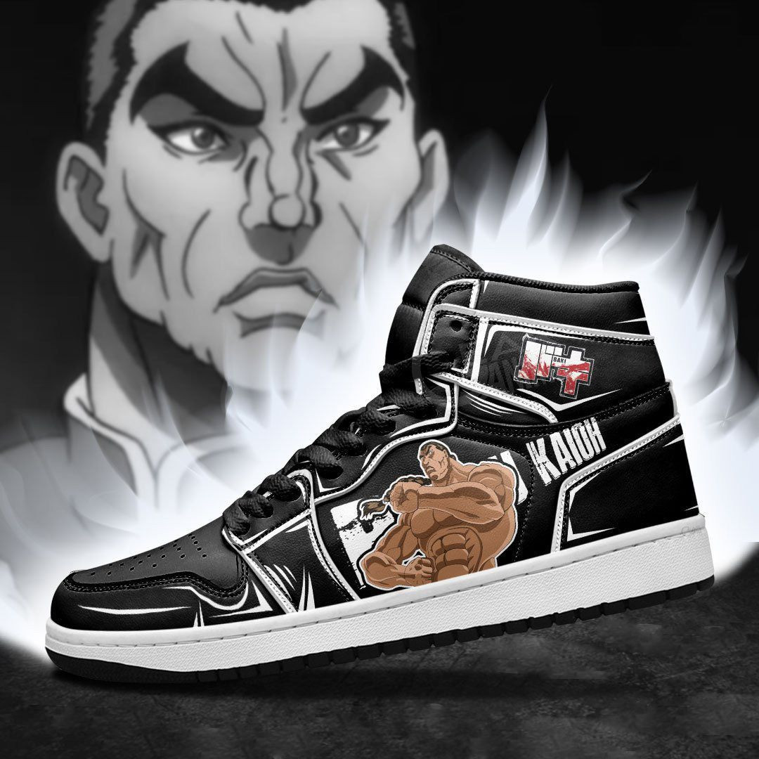 Retsu Kaioh Baki Anime 1 High Top Air Jordan Sneaker, Air Jordan Hightop