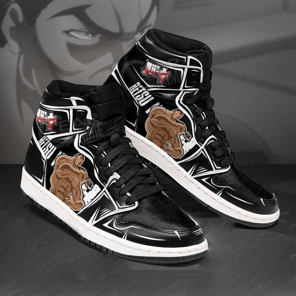 Retsu Kaioh Baki Anime 1 High Top Air Jordan Sneaker, Air Jordan Hightop