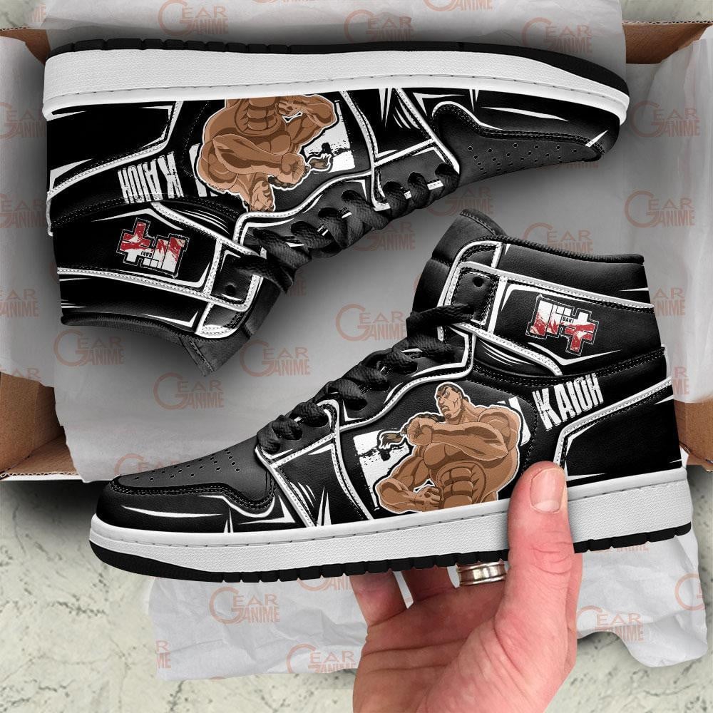 Retsu Kaioh JD1s Sneakers Baki Anime Shoes, Air Jordan Hightop