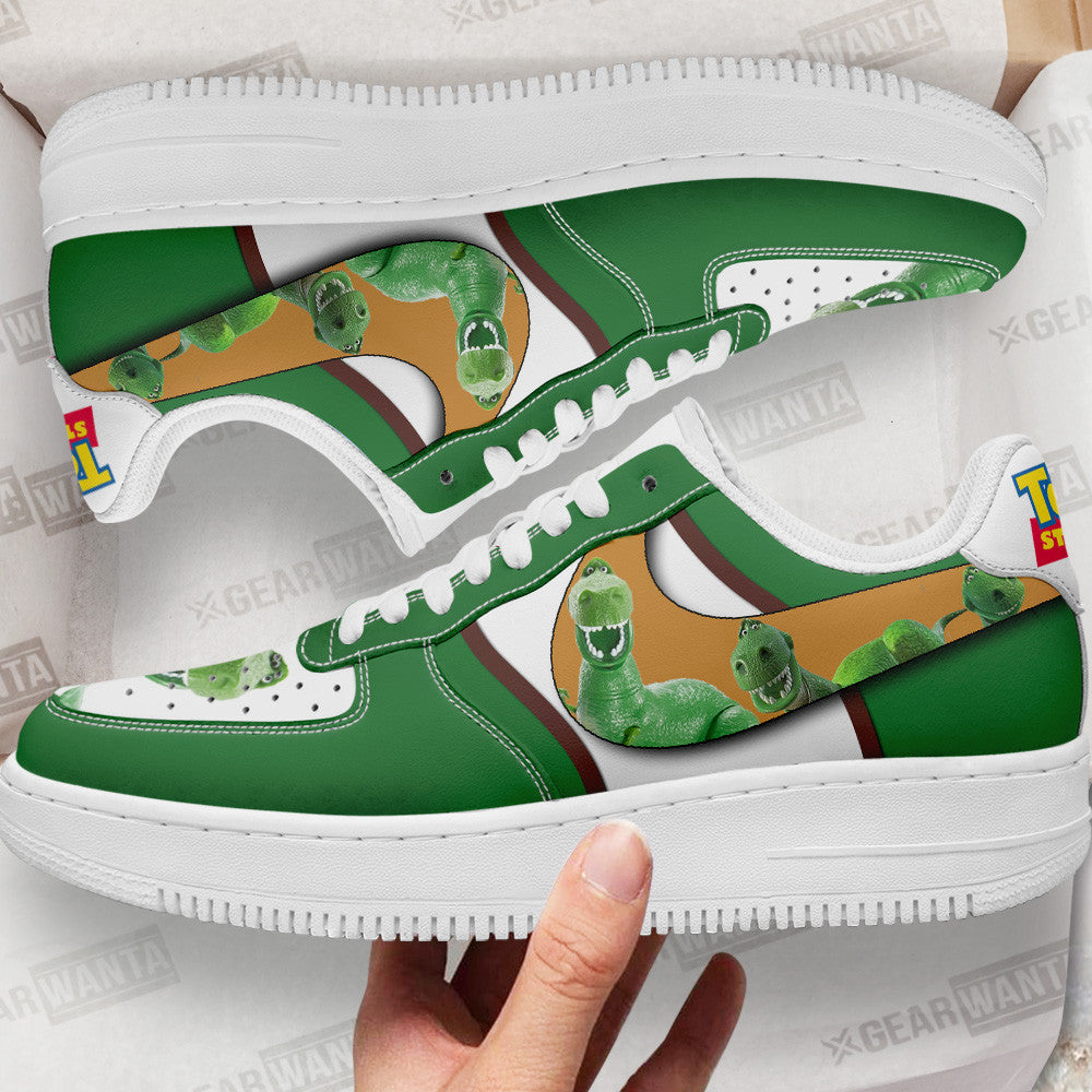 Rex Toy Story Air Sneakers Custom Cartoon Shoes