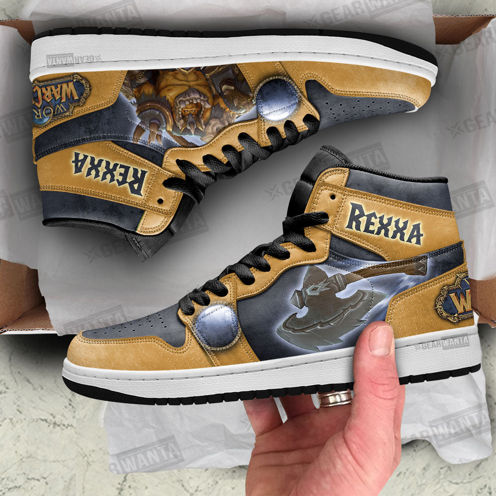 Rexxar World of Warcraft JD Sneakers Shoes For Fans, Air Jordan Hightop