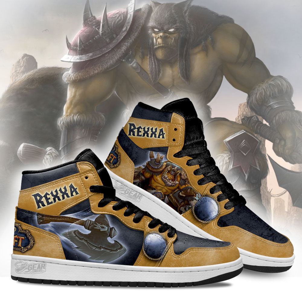 Rexxar World of Warcraft JD Sneakers Shoes For Fans, Air Jordan Hightop