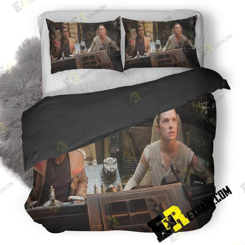 Rey And Finn Star Wars The Last Jedi Bd 3D Customized Duvet Cover Bedding Set