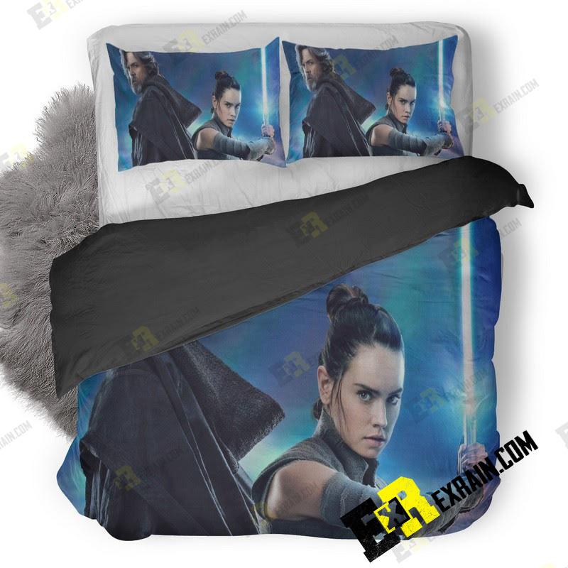 Rey And Luke Star Wars The Last Jedi 2I 3D Customized Duvet Cover Bedding Set