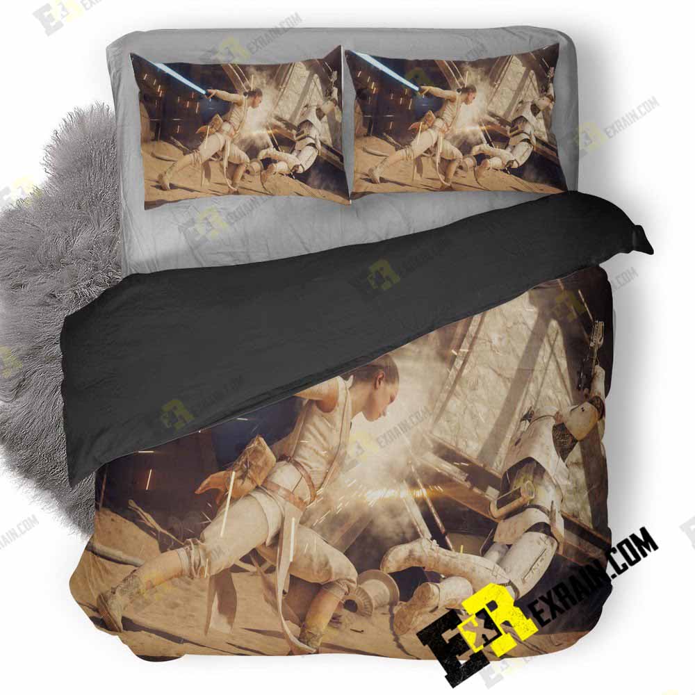 Rey Star Wars Battlefront Ii Th 3D Customized Duvet Cover Bedding Set