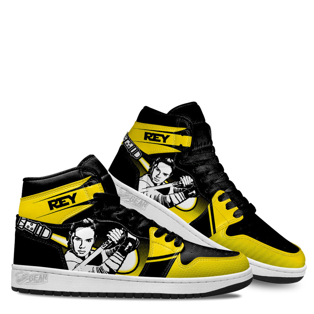 Rey Star Wars JD Sneakers Shoes For Fans Sneakers, Air Jordan Hightop